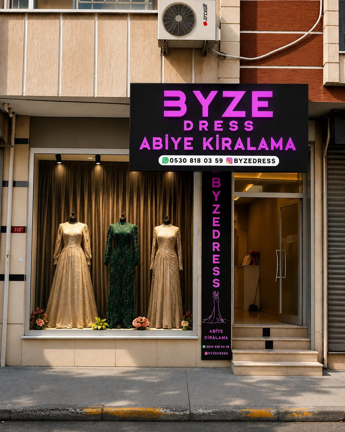 BYZE DRESS Esenyurt tesettür abiye kiralama mağazası